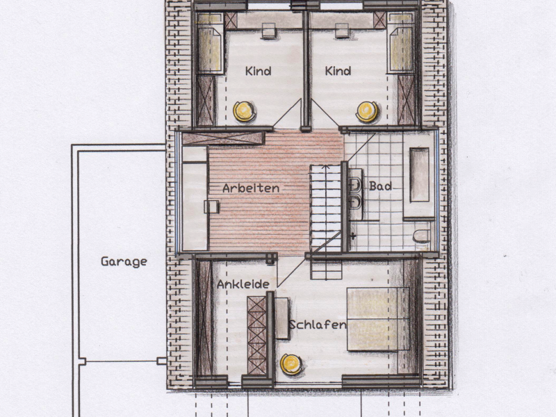 Obergeschossgrundriss